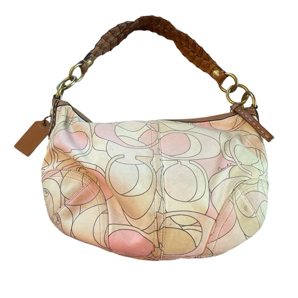 Coach Pastel Signature Hobo Bag - Picture 2 of 5